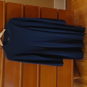 Eileen Fisher navy tunic.